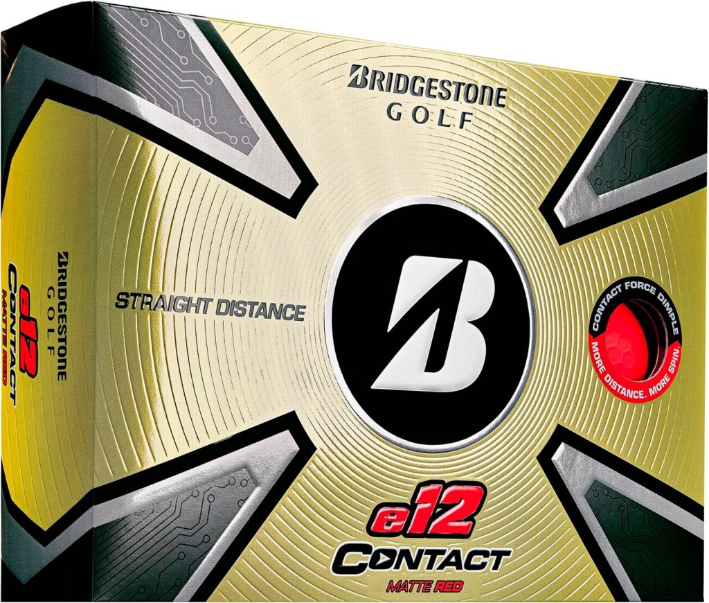image of Bridgestone e12 best golf balls for high handicappersContact