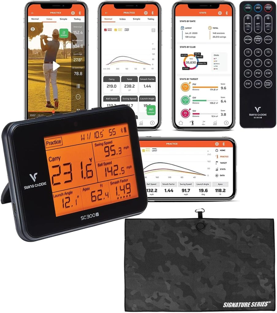 image of Swing Caddie SC300i best golf launch monitor
