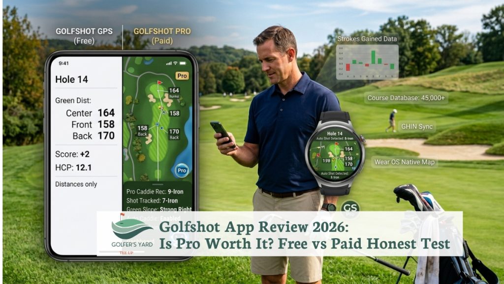 featured image of Golfshot App Review 2026: Is Pro Worth It? Free vs Paid Honest Test