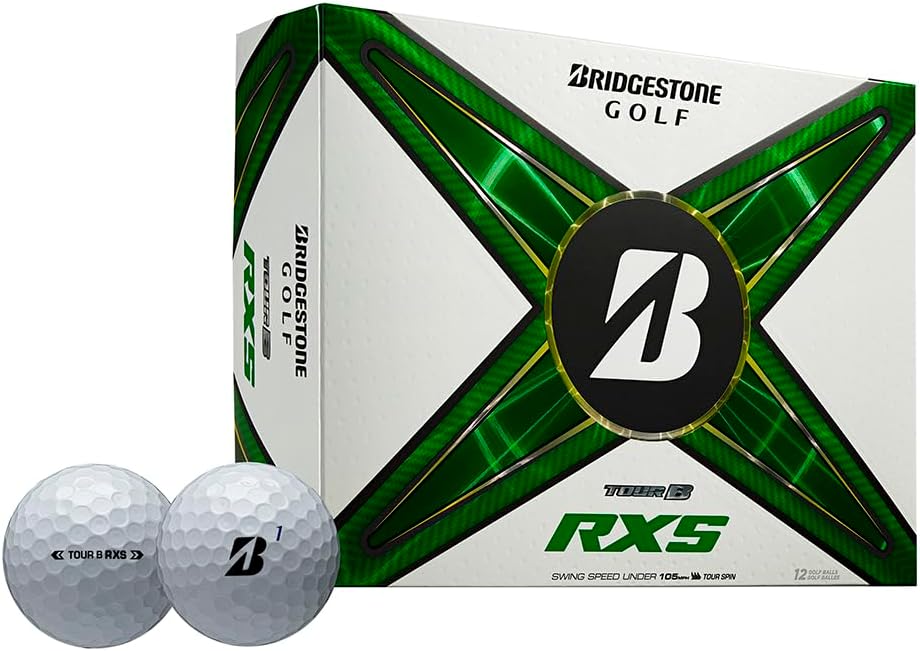 image of Bridgestone Tour B RXS best golf balls for mid handicappers
