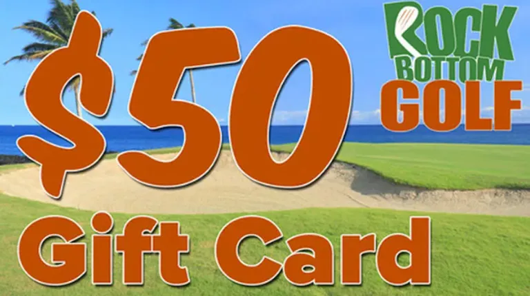 image of Rock Bottom Golf Gift Card