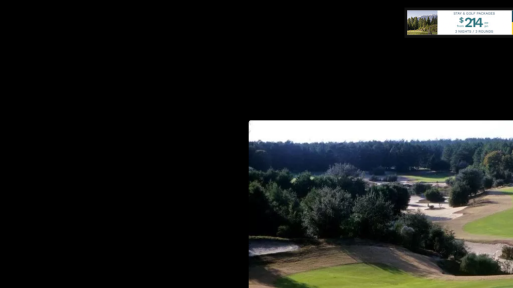 screenshot of the World Woods Golf Club: Rolling Oaks homepage