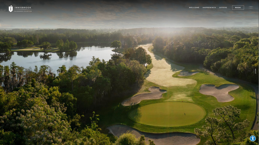 screenshot of the Copperhead Course, The Innisbrook Resort best golf courses in florida homepage
