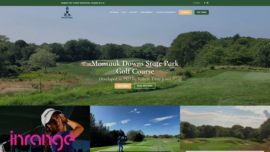 screenshot image of Montauk Downs State Park Golf Course