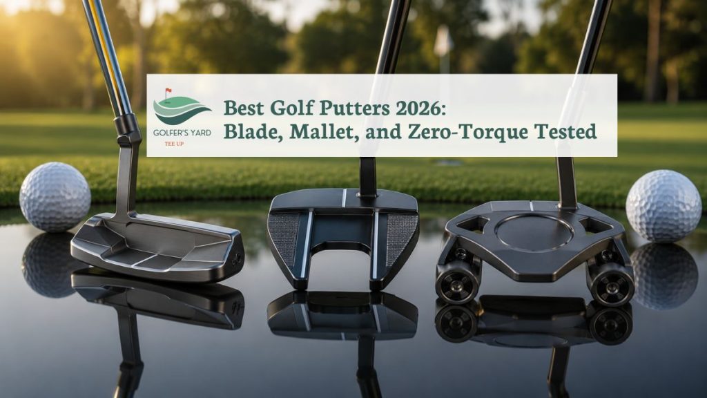 featured image of Best Golf Putters 2026: Blade, Mallet, and Zero-Torque Tested