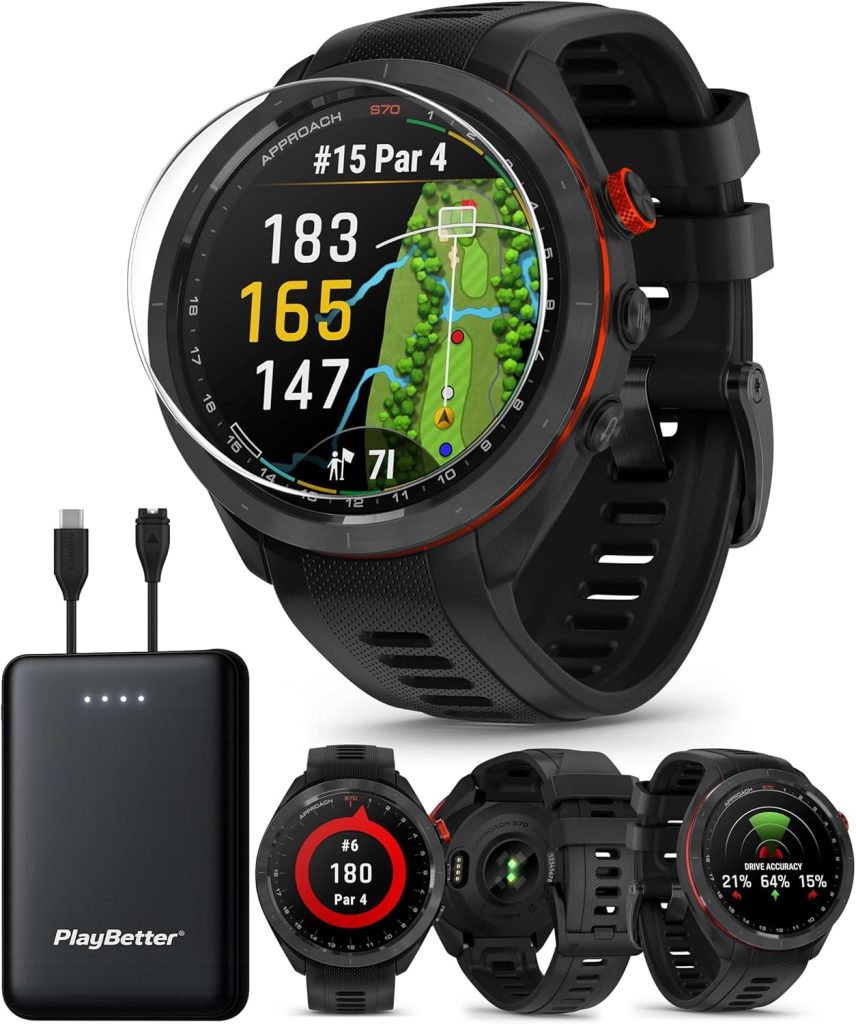 image of Garmin Approach S70best golf GPS watch