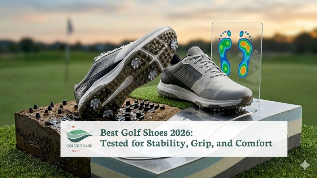 featured image of Best Golf Shoes 2026: Tested for Stability, Grip, and Comfort