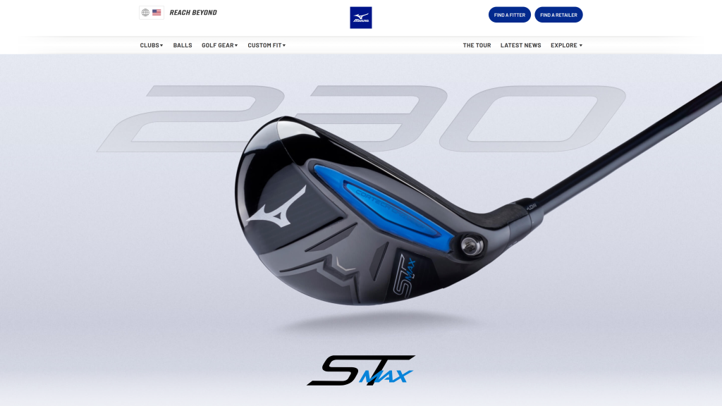 image of Mizuno ST-Max 230 Hybrid homepage