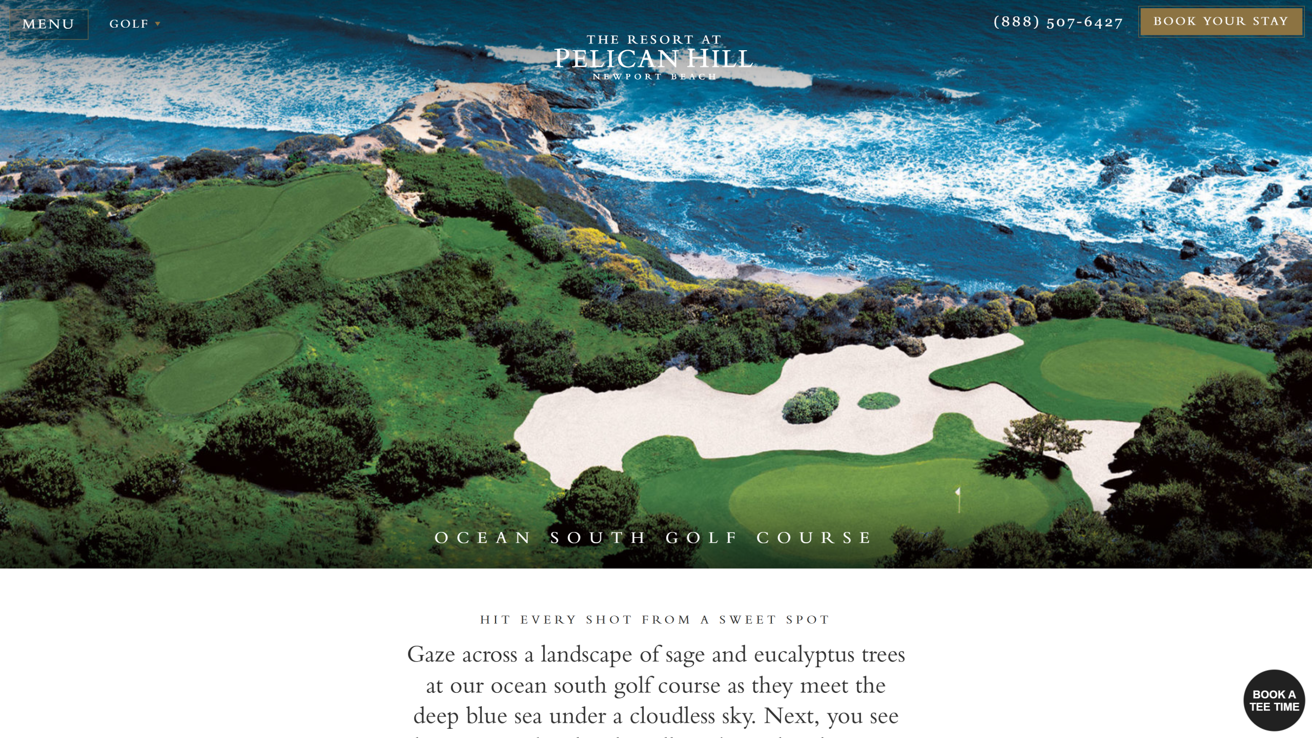 Pelican Hill Golf Club best public golf courses in california