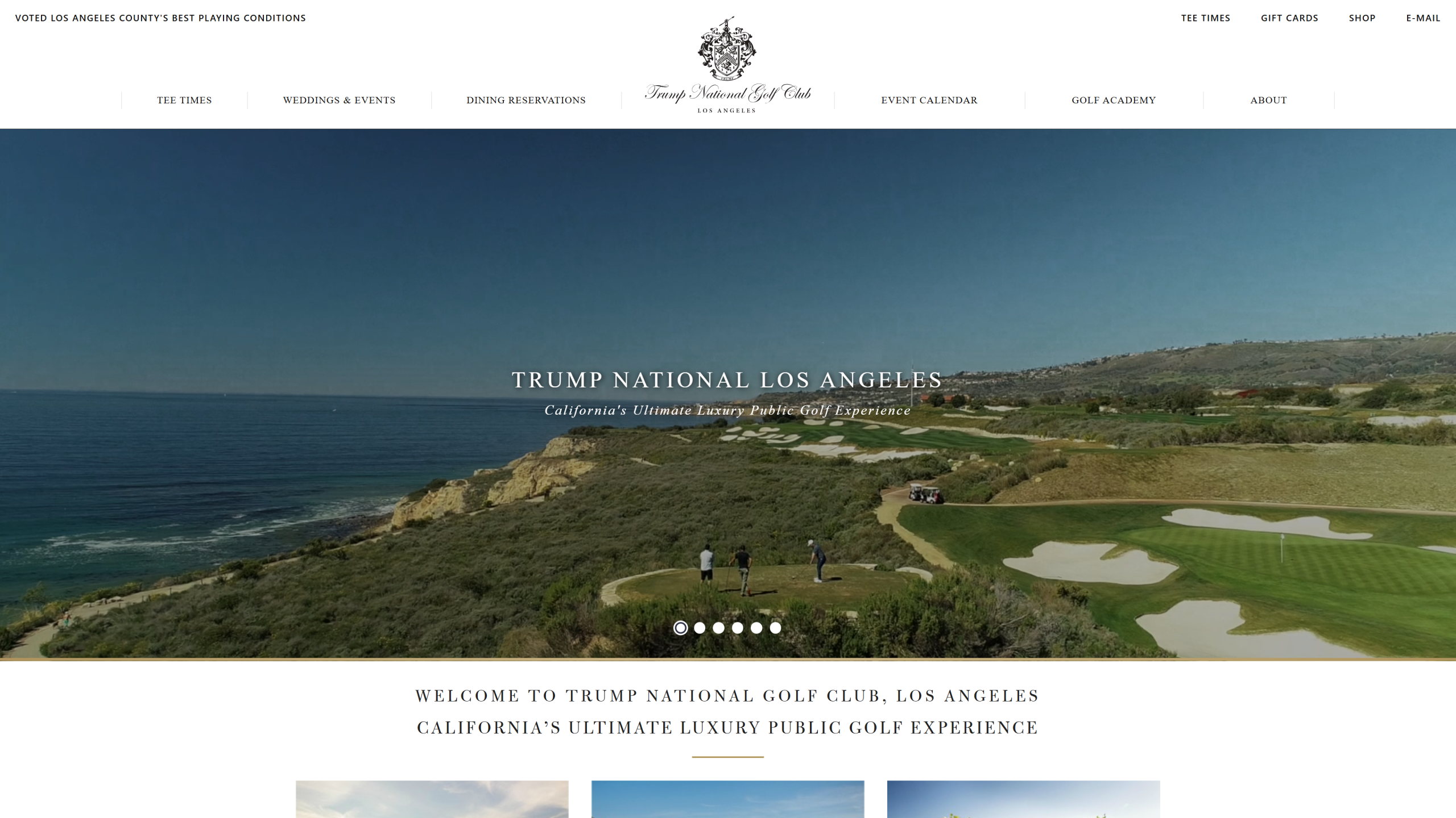  Trump National LA best public golf courses in california