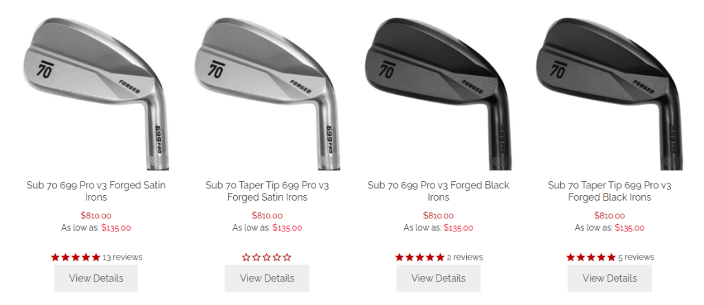 image of 669 pro sub 70 golf review