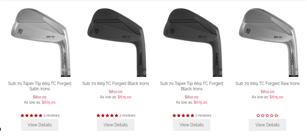 image of 669 tc Sub 70 Golf review