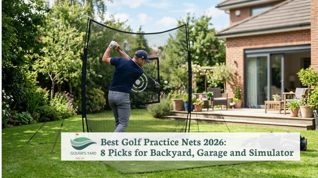 Best Golf Practice Nets 2026: 8 Picks for Backyard, Garage and Simulator featured image of Best Golf Practice Nets 2026: 8 Picks for Backyard, Garage and Simulator