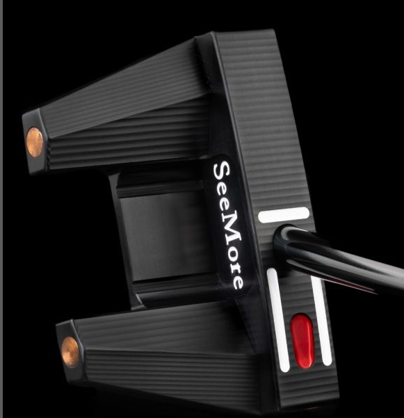 SeeMore Mini Giant HTX putter with RifleScope alignment for beginners